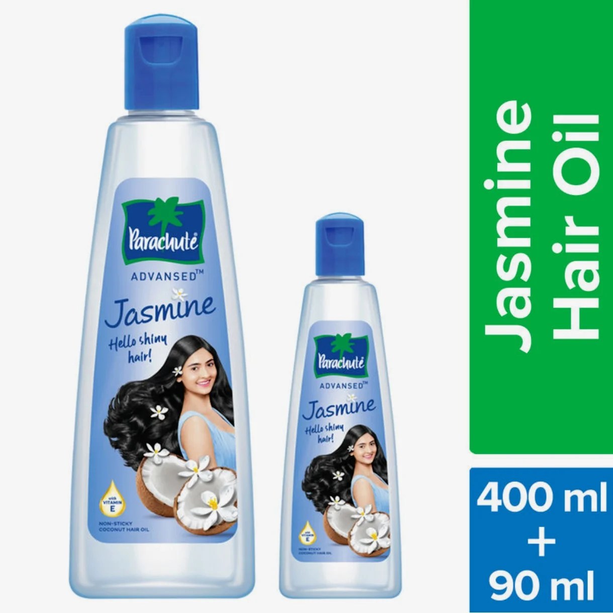 PARACHUTE JASMINE OIL 400+90ML FREE | RS:265