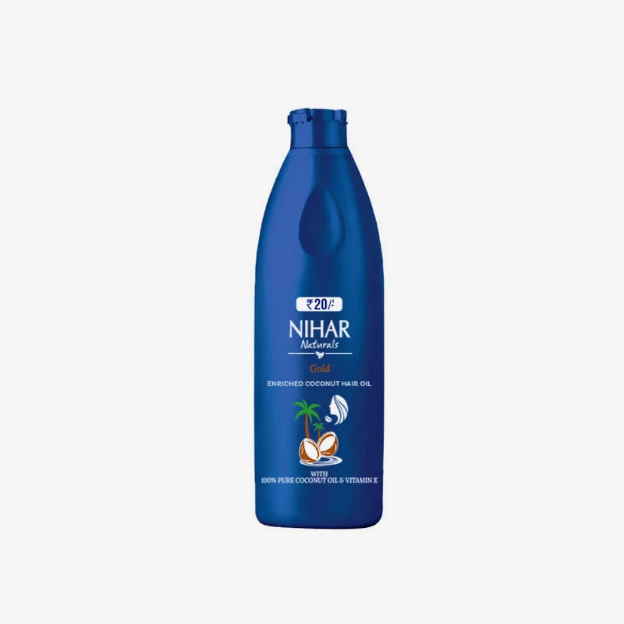 NIHAR NATURAL GOLD COCONUT OIL 60ML | RS:20