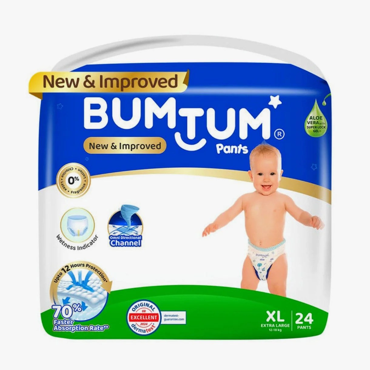 BUMTUM BABY DIAPER PANTS XL 24N | RS:374