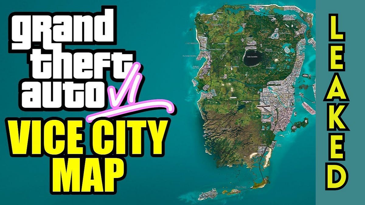 Ist Dies Unser Erster Offizieller Blick Auf Die GTA 6 Map Gta 6 Map 