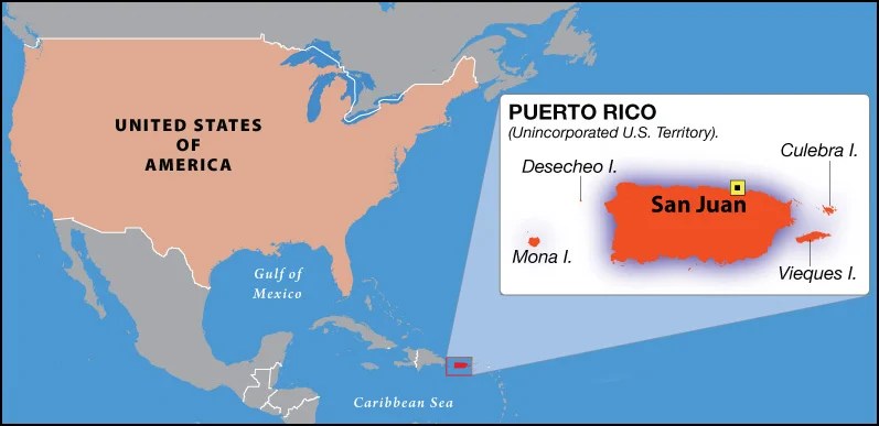 Puerto Rico US Map Exploring The Island Territory Blog Puerto Rico Map 