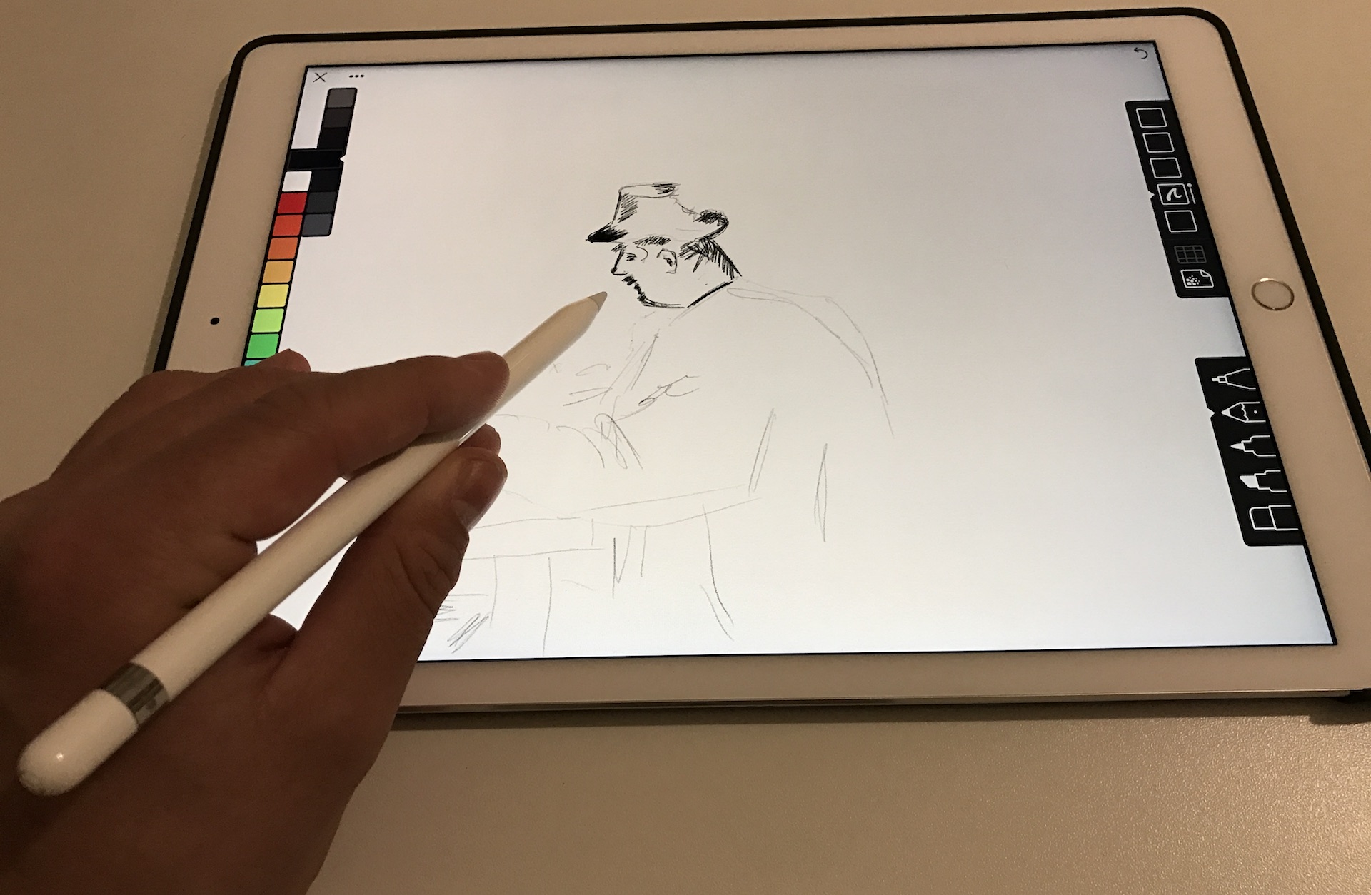 Linea jednoduché skicování pro iPad Pro a Apple Pencil Jablíčkář.cz