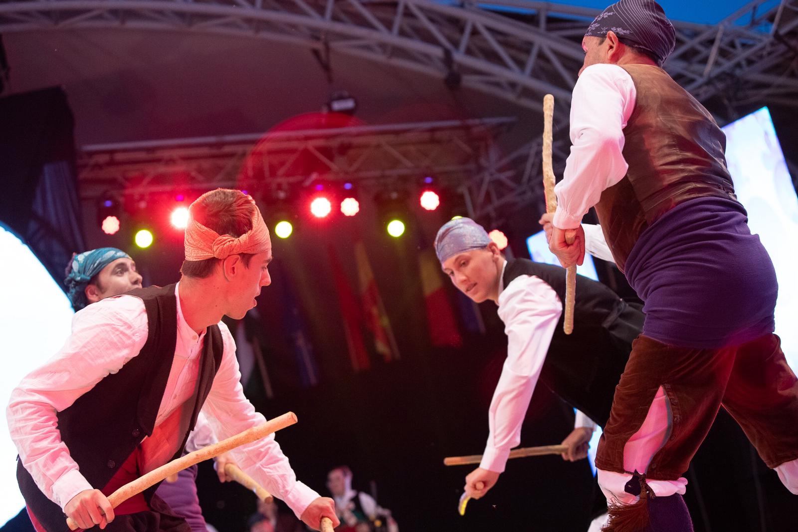 ALTO ARAGÓN. El grupo, en Rumanía.