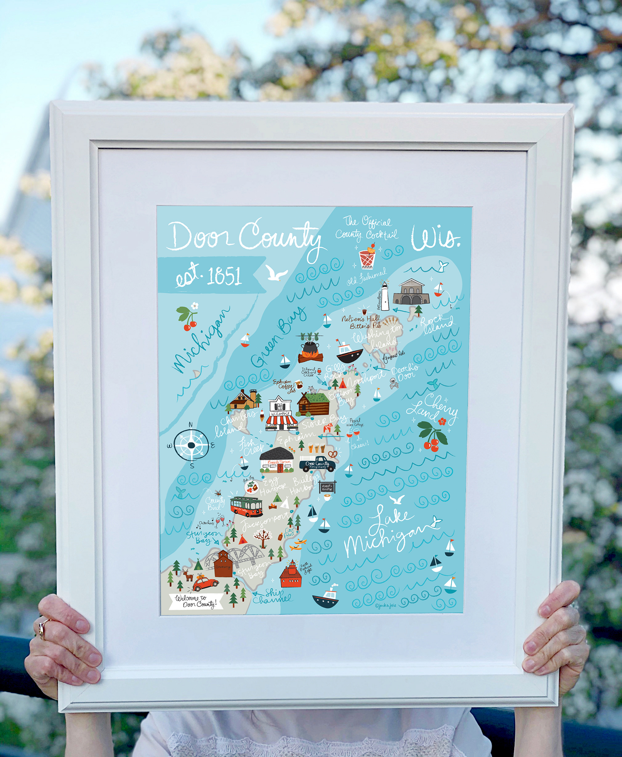 Door County Cherry Art Print – Jack & Joie