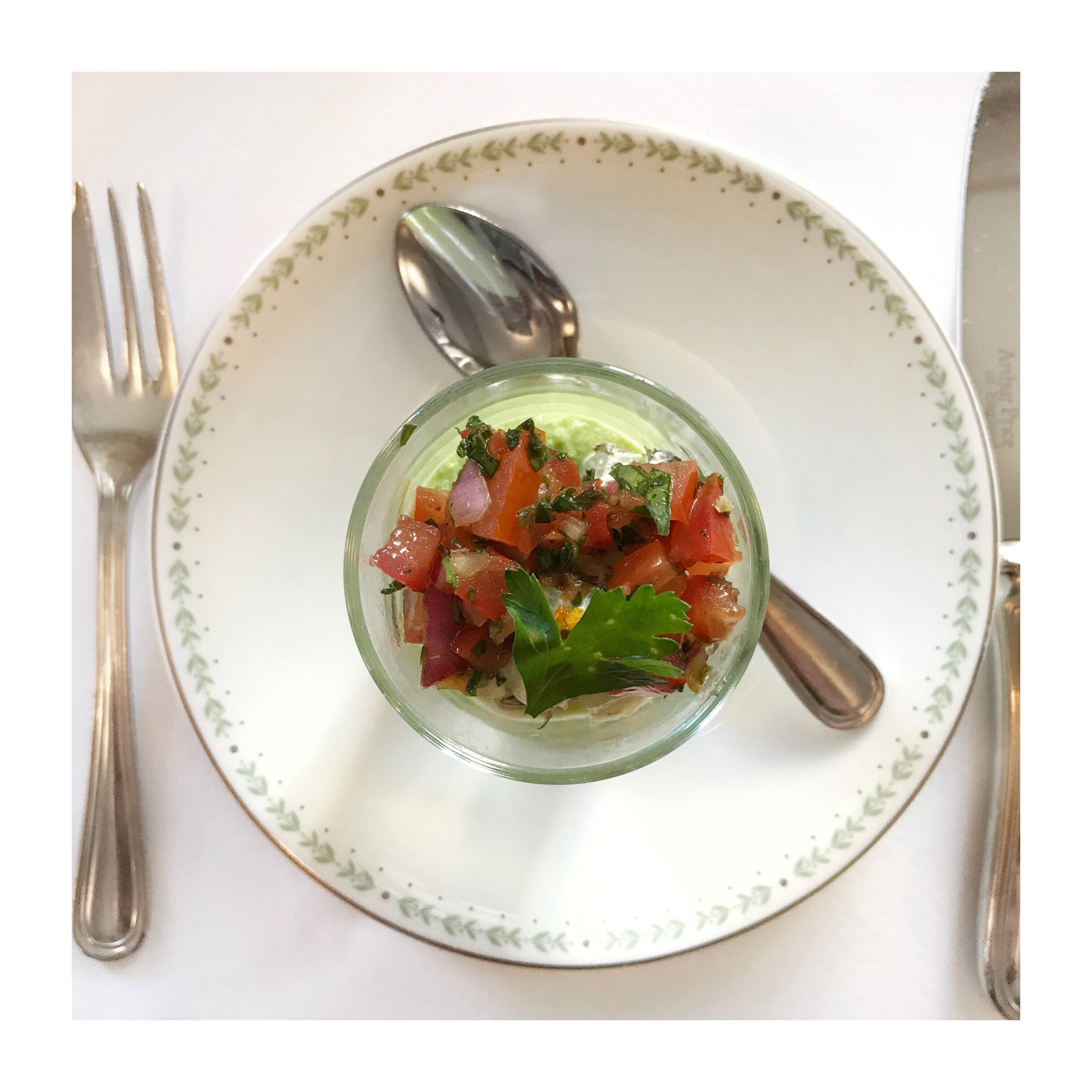 Pea, Cucumber & Tomato Cocktail