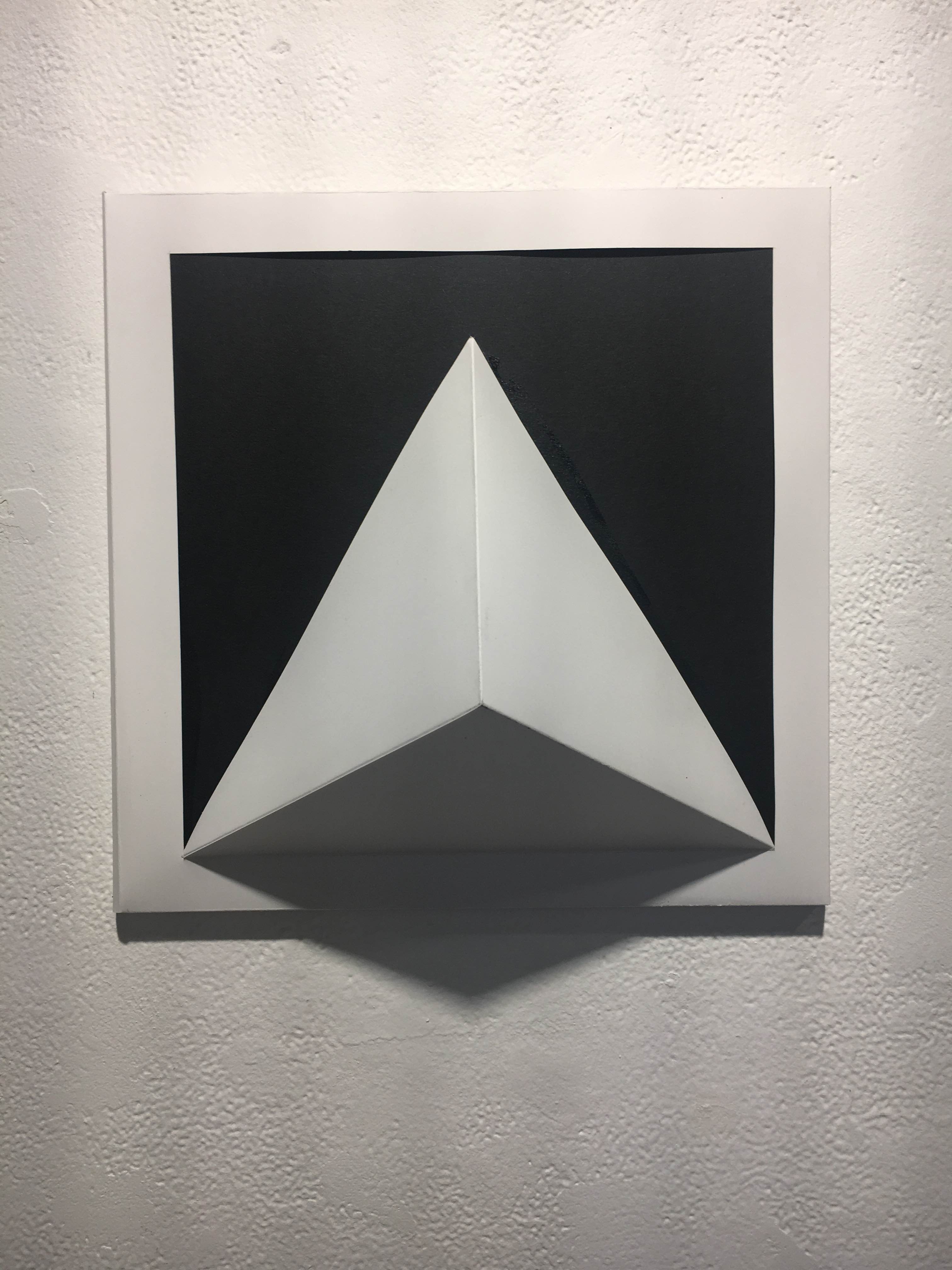 Triangle Square 12"x 12" Bristol on Foamcore