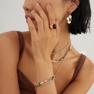 Emerald Whisper Bracelet