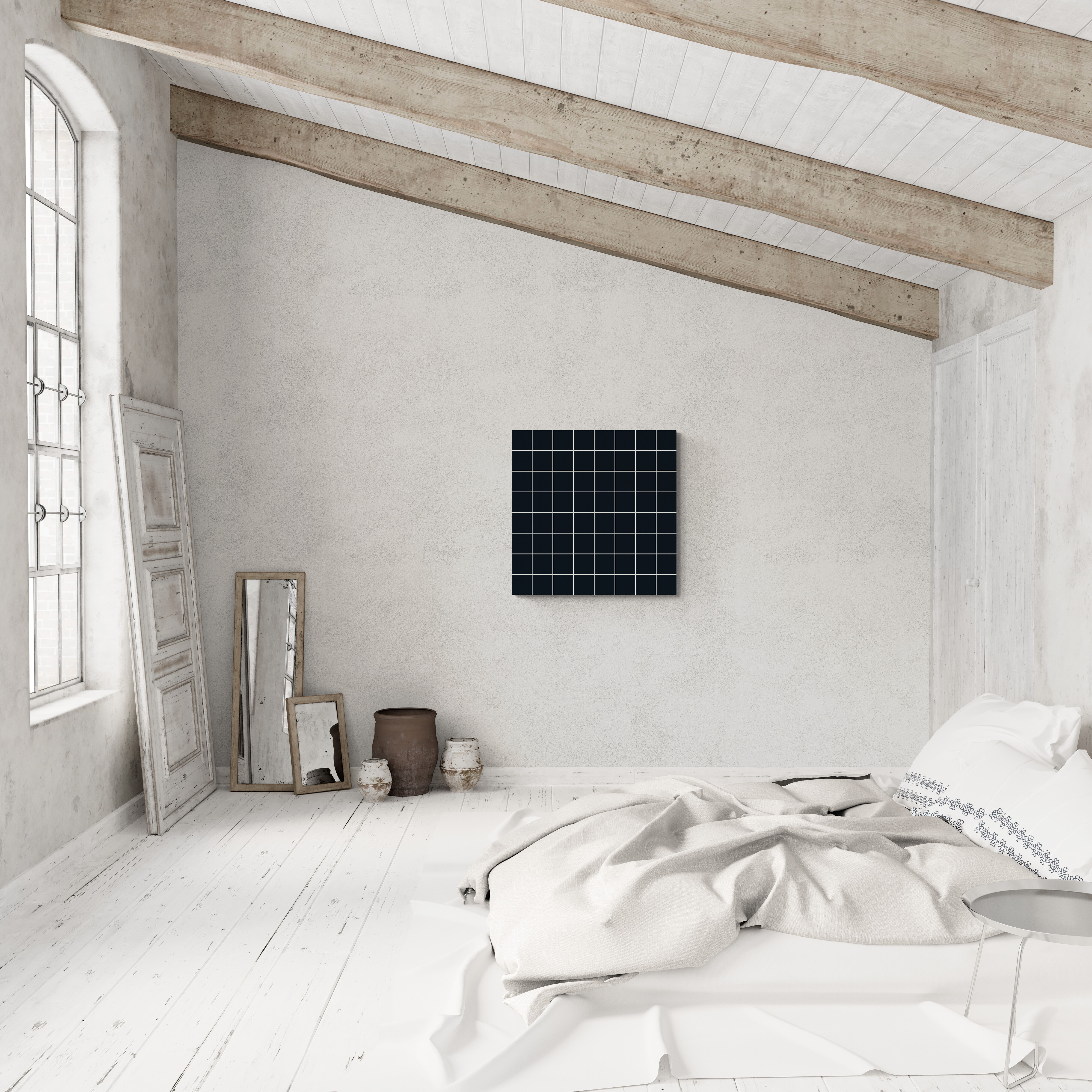 Fine art print in room