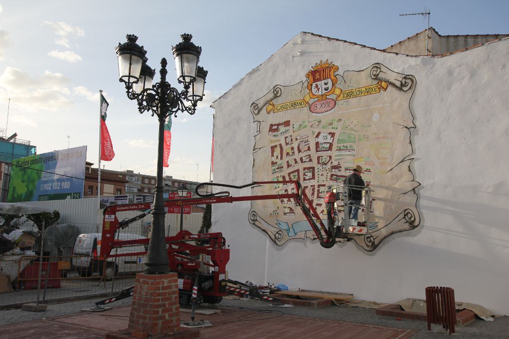 Pintor muralista Manuel Ojeda