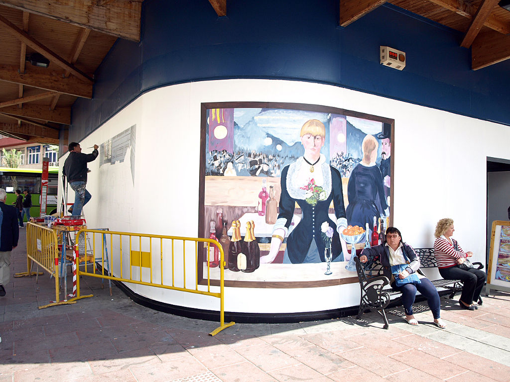 Pintor muralista Manuel Ojeda