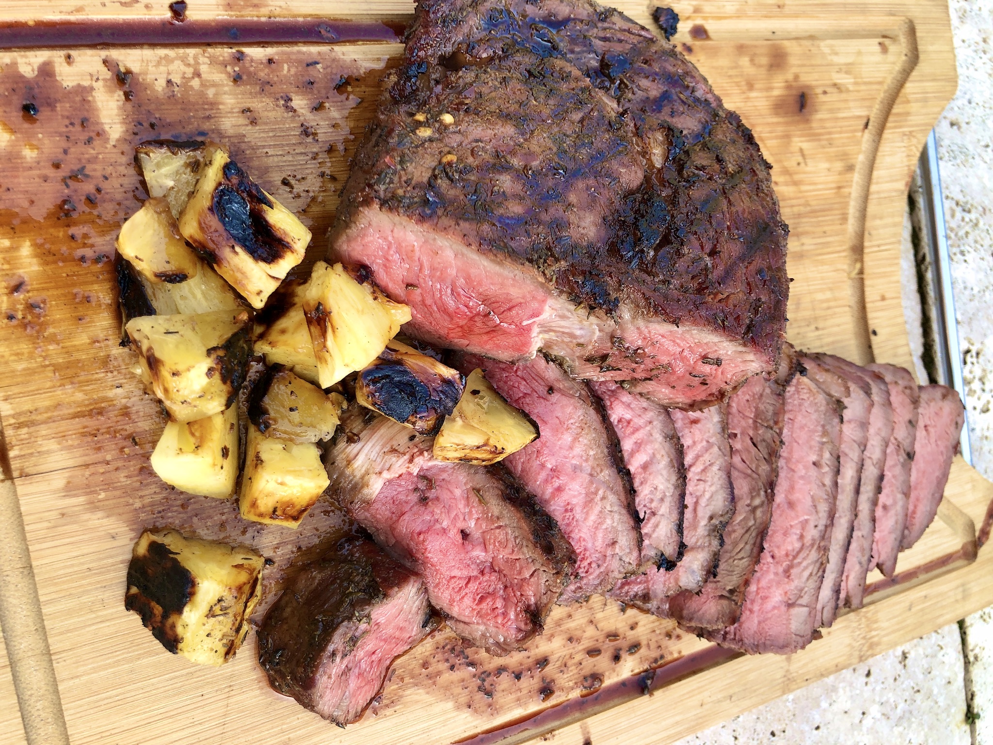 JERK RIB EYE WITH ICE RICE Jack's Meat Shack