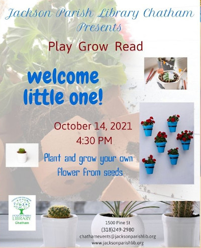 Sign up now for November Art Classes at Jackson Parish Library