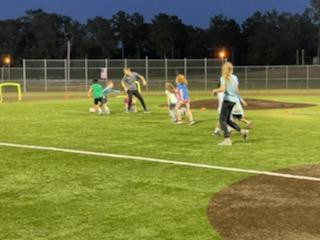 Youth enjoying playing soccer at Jackson Parish Recreation Department Complex