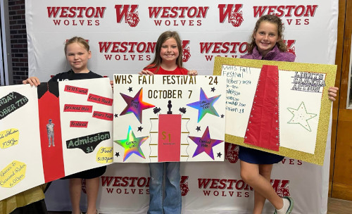 Weston High School announces Fall Fest Poster winners