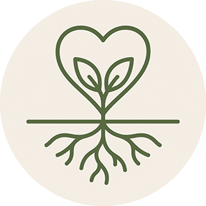 Heart with Roots Icon