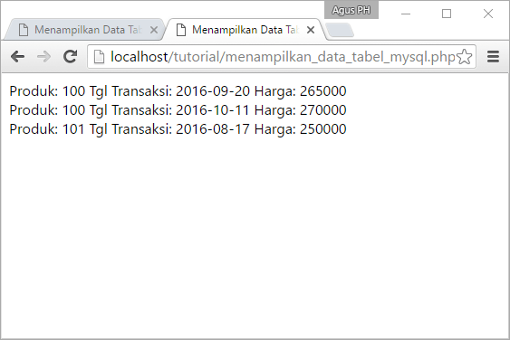 Script Php Menampilkan Data Berdasarkan Id Tutorial Hanya bedanya di sini kita menambahkan i pada setiap fungsi mysql.