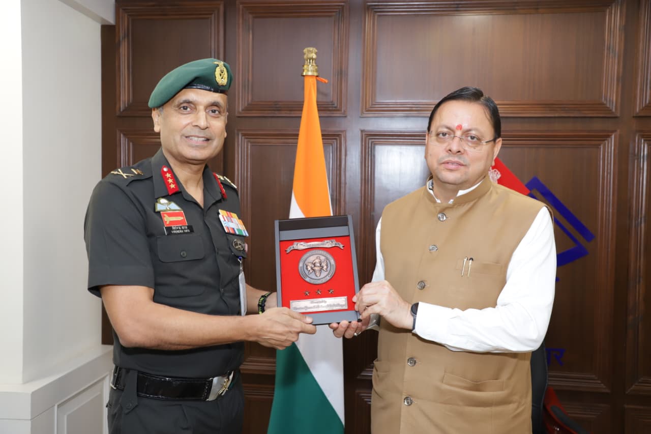 मुख्यमंत्री धामी से मिले एनसीसी महानिदेशक, उत्तराखंड में एनसीसी विस्तार पर हुई अहम चर्चा