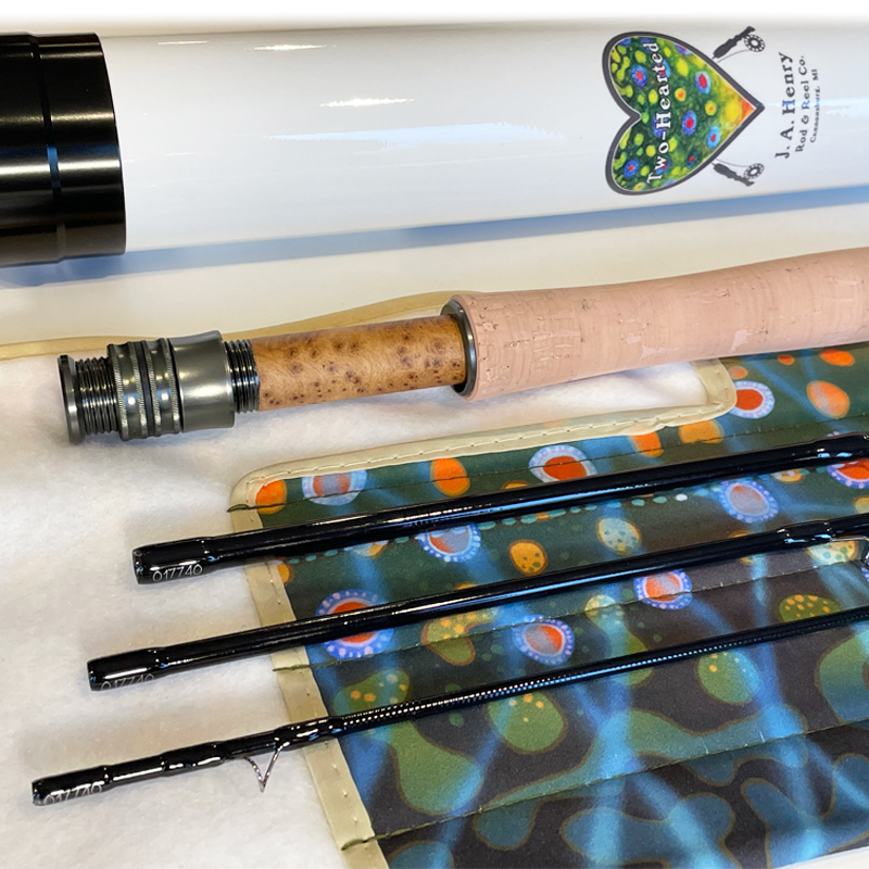 2wt. 7'6″ with Carbon Fiber Tube – J.A.Henry Rod & Reel Co.