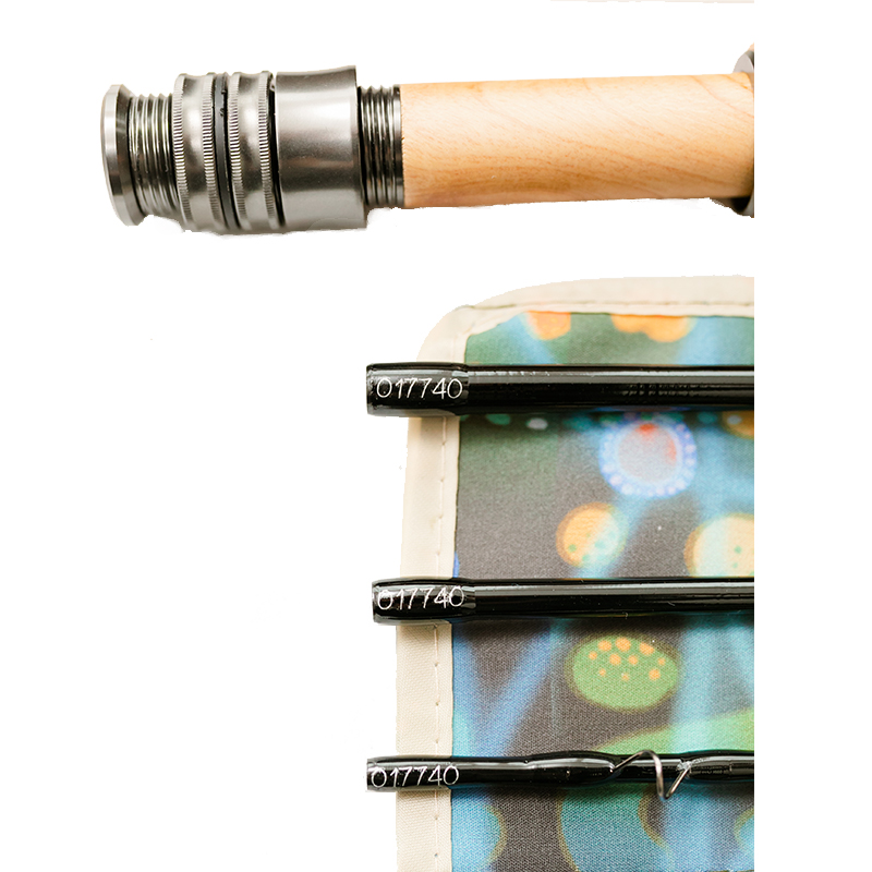 2wt. 7'6″ Two-Hearted Fly Rod with Small Case – J.A.Henry Rod
