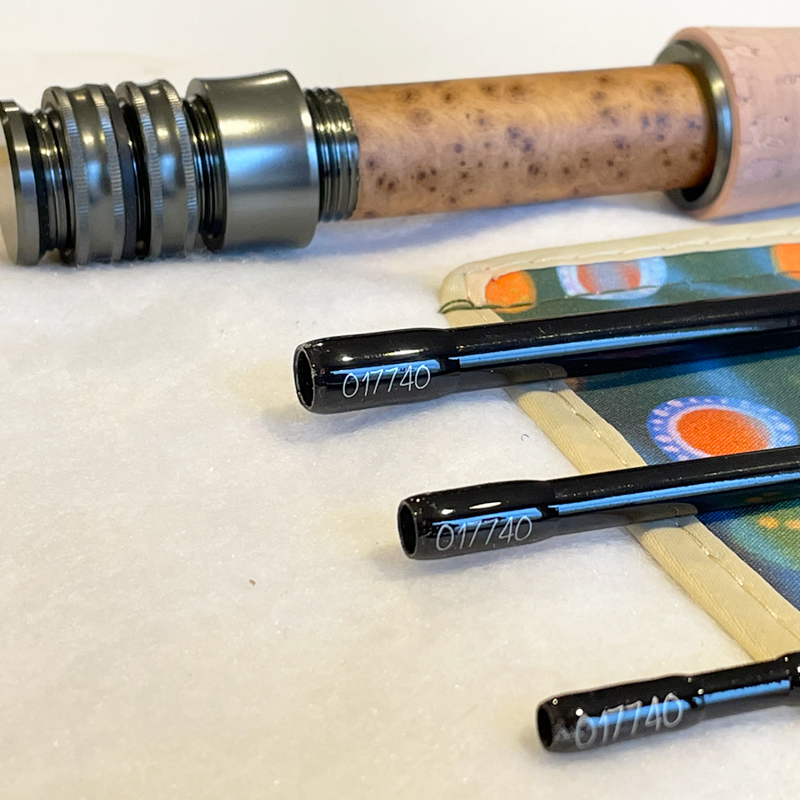 2wt. 7'6″ with Carbon Fiber Tube – J.A.Henry Rod & Reel Co.