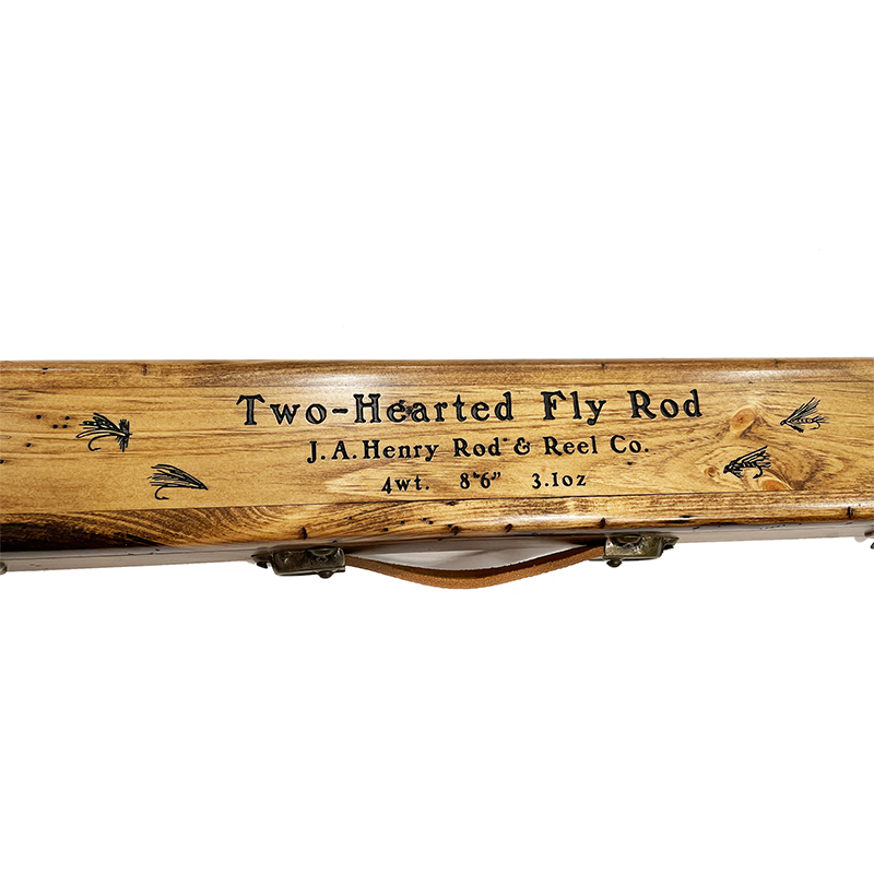 4wt. 8'6″ Two-Hearted Fly Rod with Small Case – J.A.Henry Rod