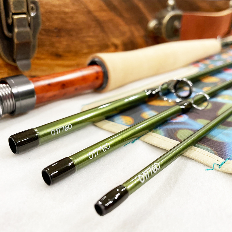 4wt. 8'6″ Two-Hearted Fly Rod with Small Case – J.A.Henry Rod