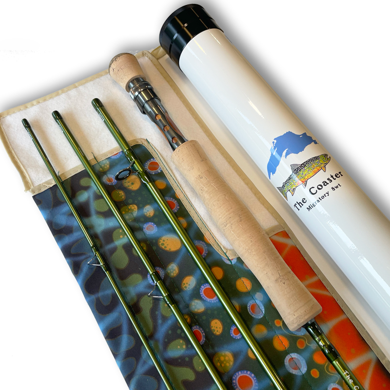 The Coaster Migratory 8wt – built for the run – J.A.Henry Rod