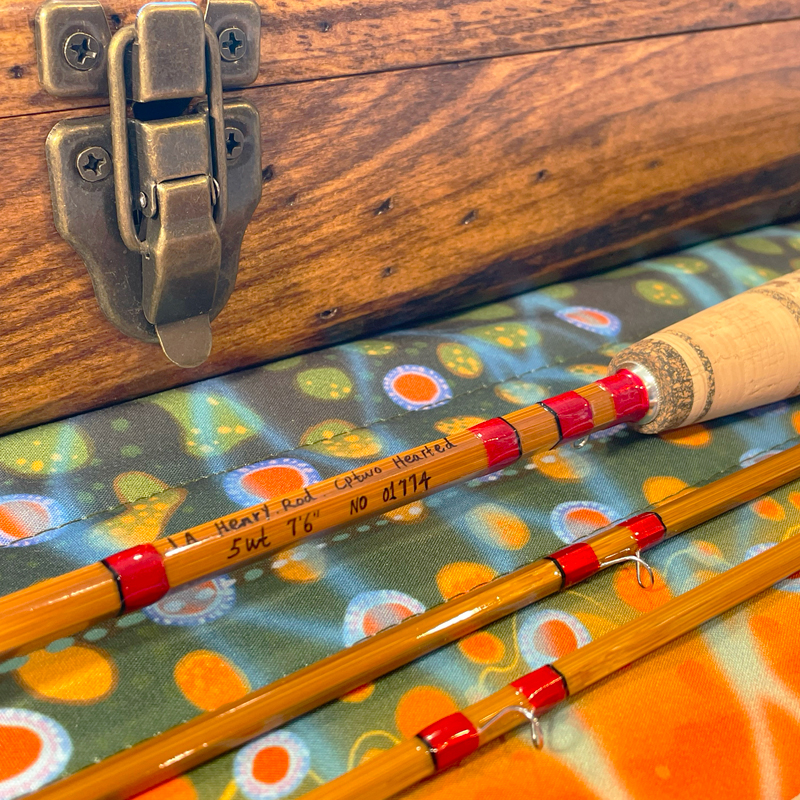 Two-Hearted Split Cane Tonkin Bamboo Fly Rod – 7½' 5wt, 2-Piece