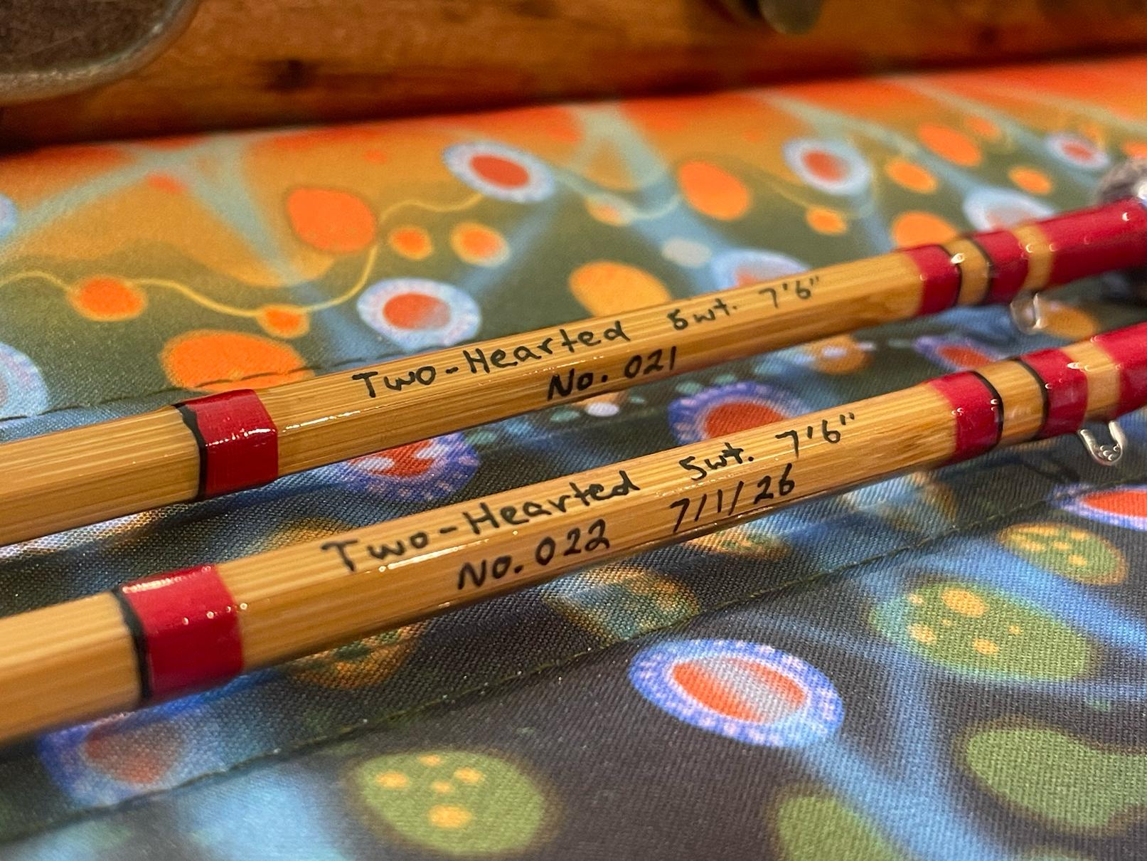 Two-Hearted Bamboo Rods No. 021 & No. 022 Now Available – J.A.