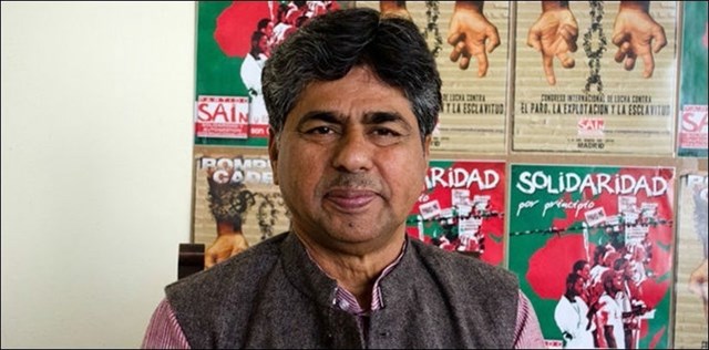 El activista indio Rajagopal P.V. visita Valladolid este lunes para presentar la marcha reivindicativa a Ginebra (Suiza)