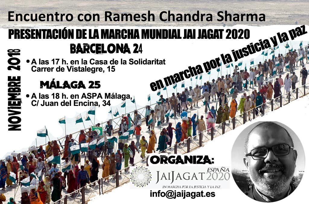 Barcelona y Málaga. Presentación con Ramesh Chandra Sharma