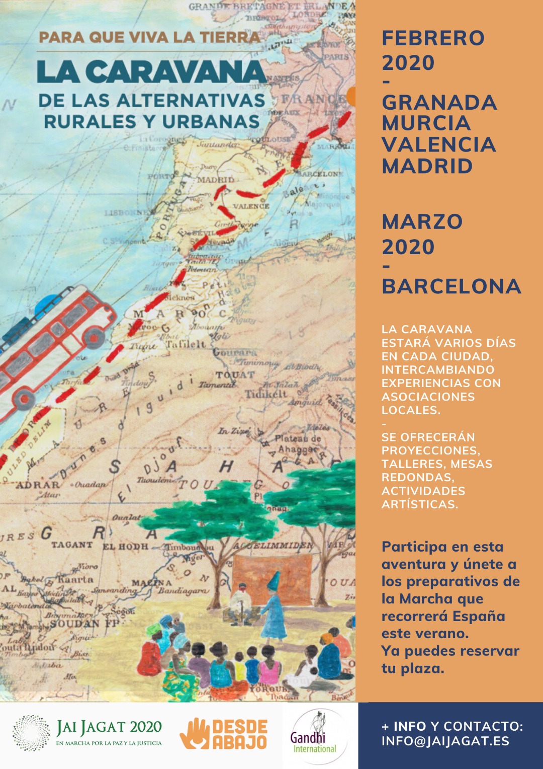 La caravana de las alternativas rurales y urbanas