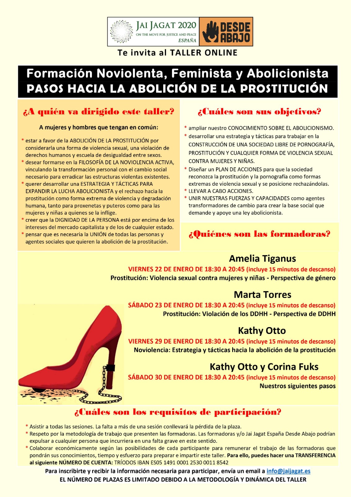 Taller de Formación Noviolenta, Feminista y Abolicionista