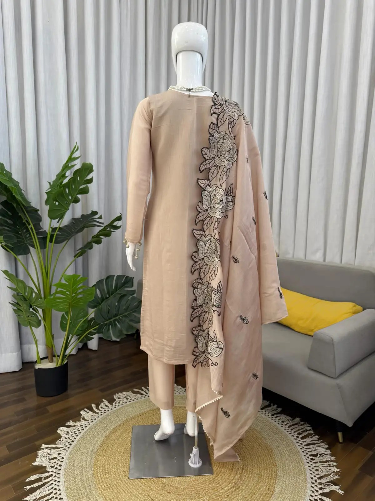 Beautiful Jaipuri Cotton Kurti Set - Design 27478