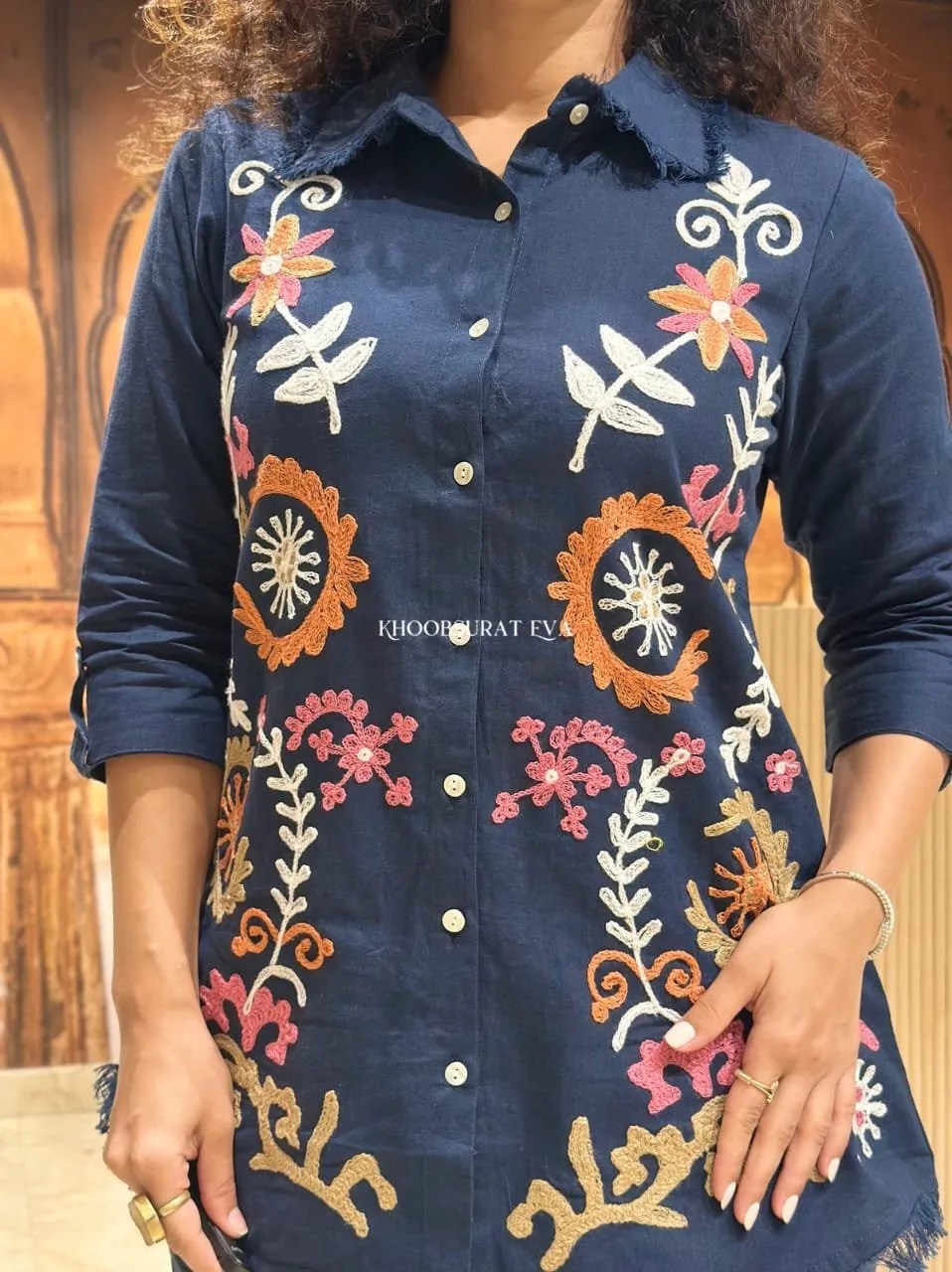 All-Season Coord Set - Handblock Printed Cotton Kurti Set by Jaipur Cloth