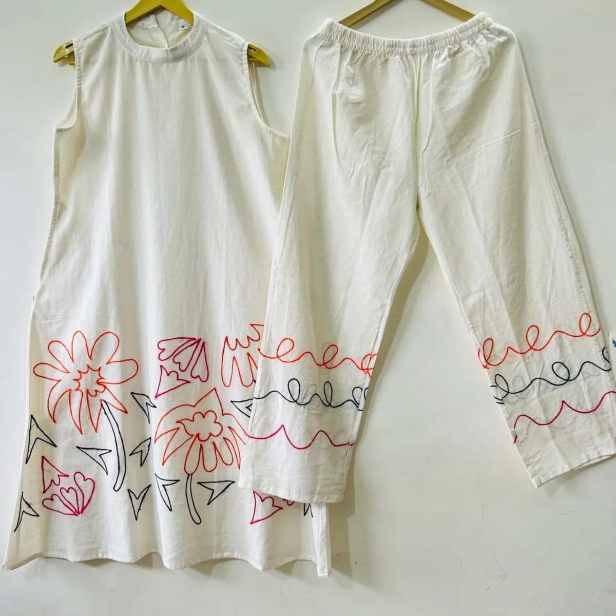Effortless Summer Co-ord Set - Jaipuri Print Close Up Detail