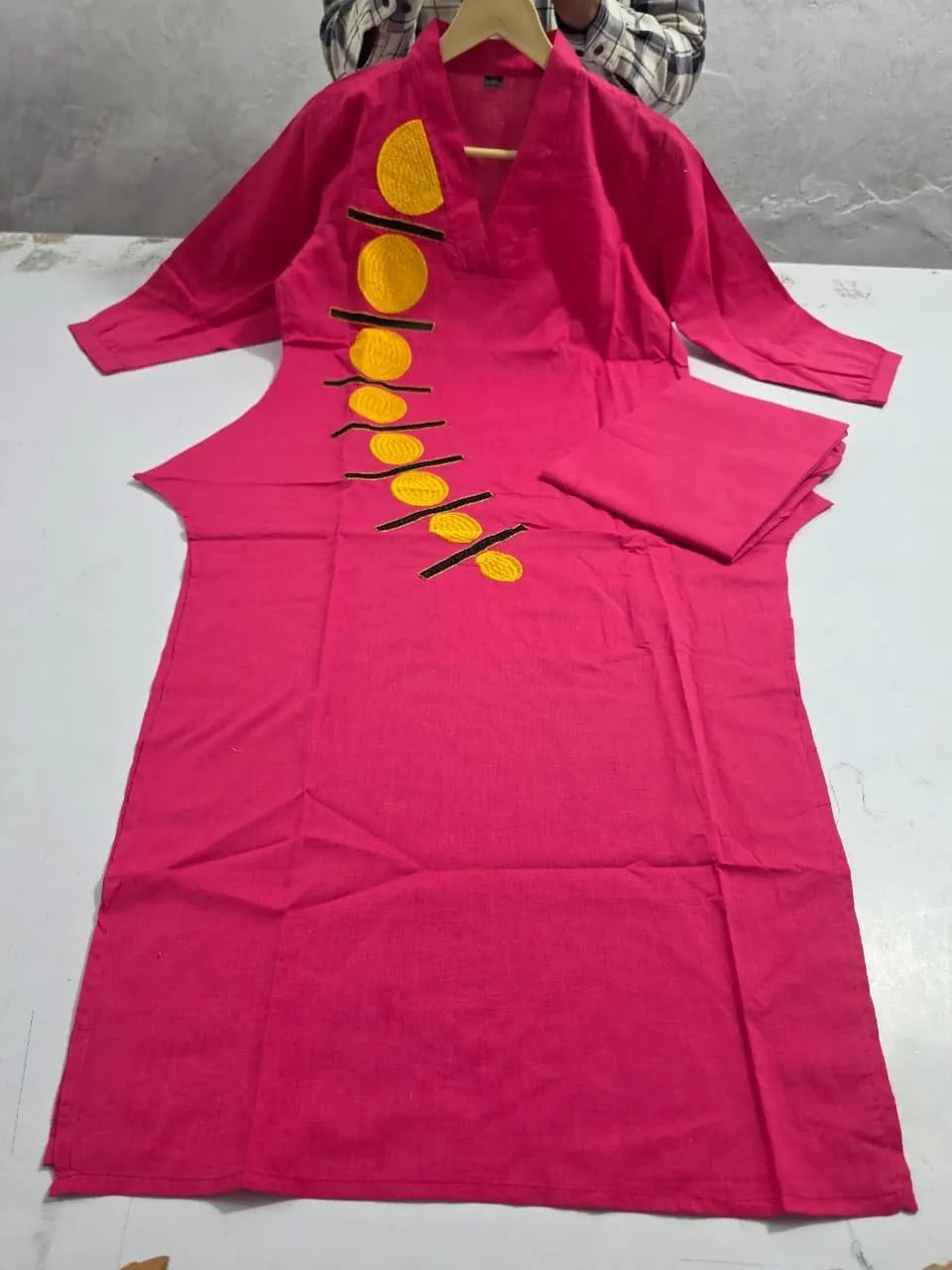 Summer Breeze Tie-Dye Set - Handblock Printed Cotton Kurti Set by Jaipur Cloth