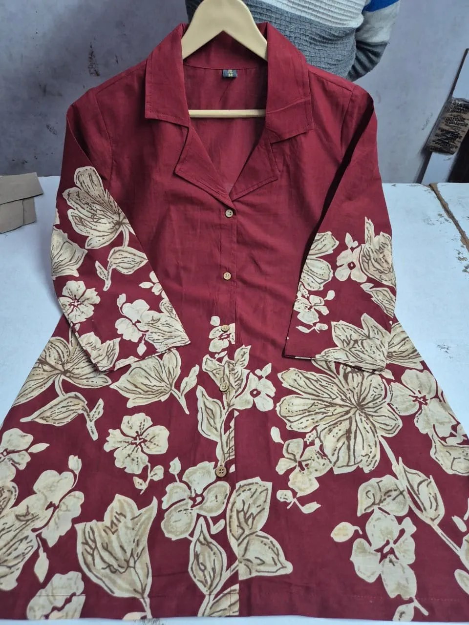 Chic Cotton Co-Ord Set - Jaipuri Print Close Up Detail
