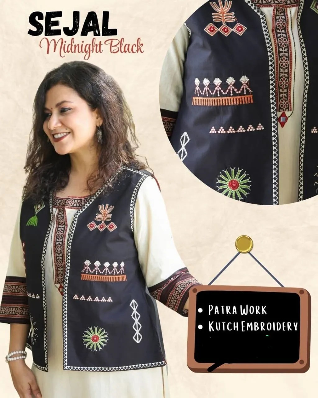 Chic Winter Wedding Suit Set - 100% Pure Cotton Front View Jaipur Cloth