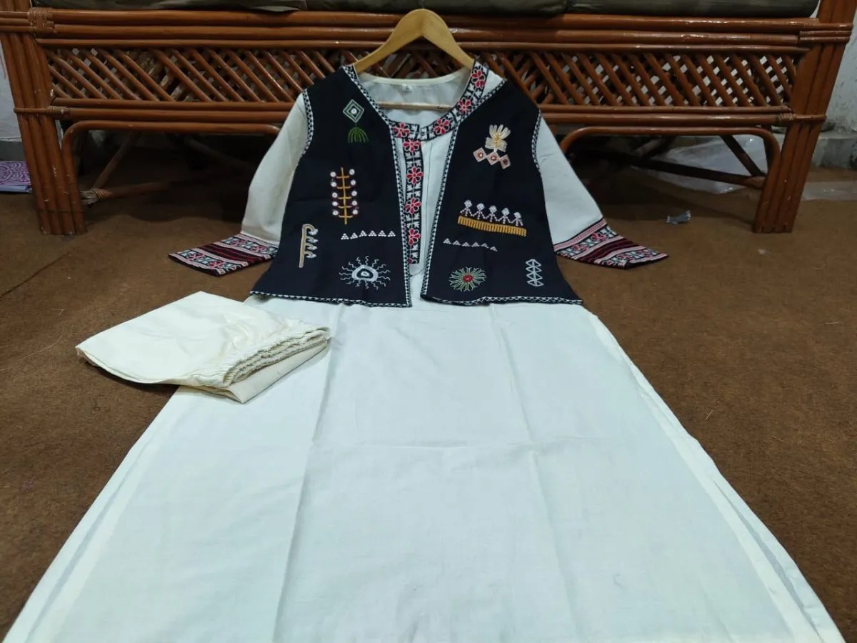 Matching Dupatta and Pant Hem Detailing for Chic Winter Wedding Suit Set