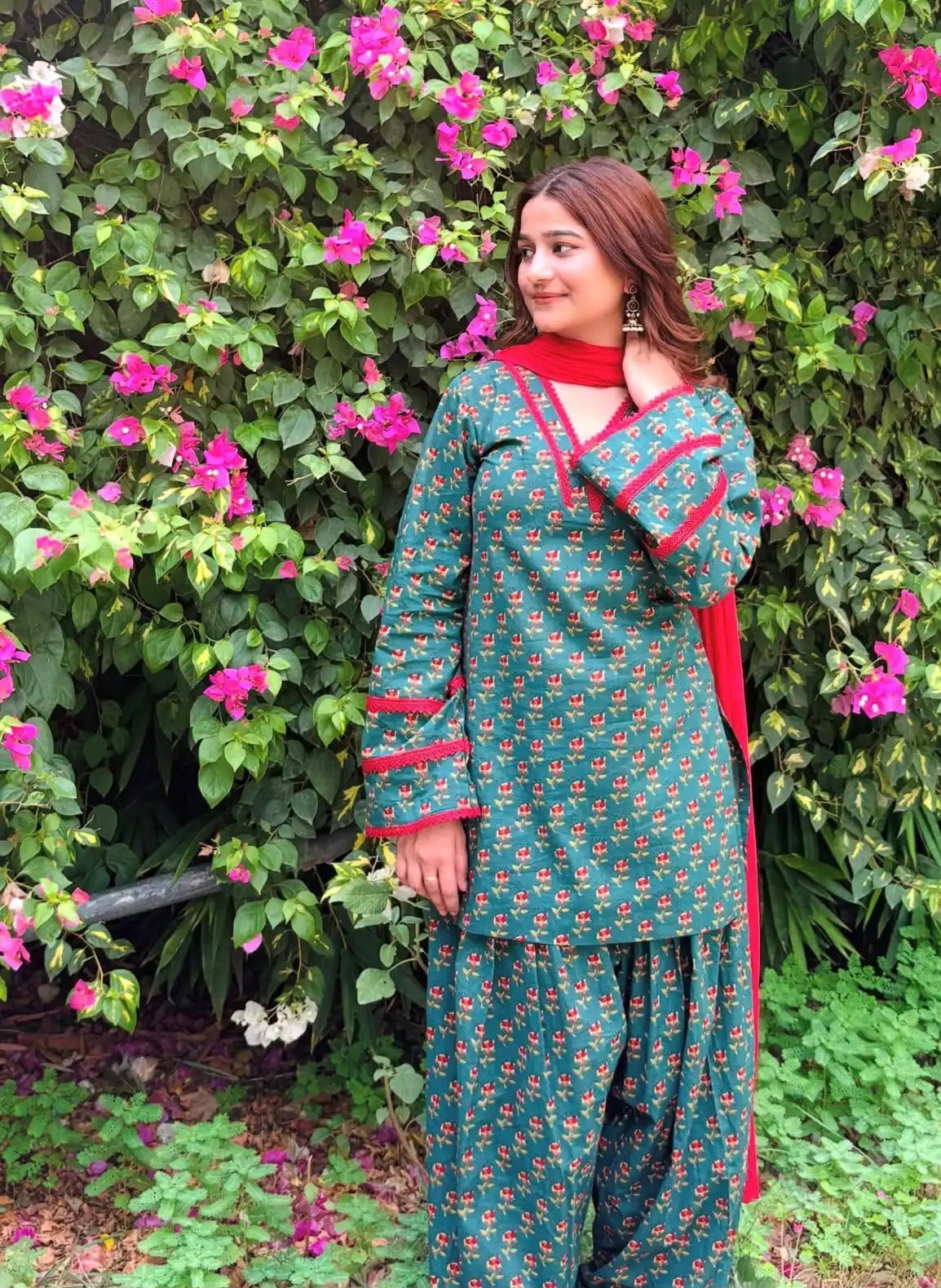 Rakhi Special Cotton Farshi Salwar Set - Handblock Printed Cotton Kurti Set by Jaipur Cloth