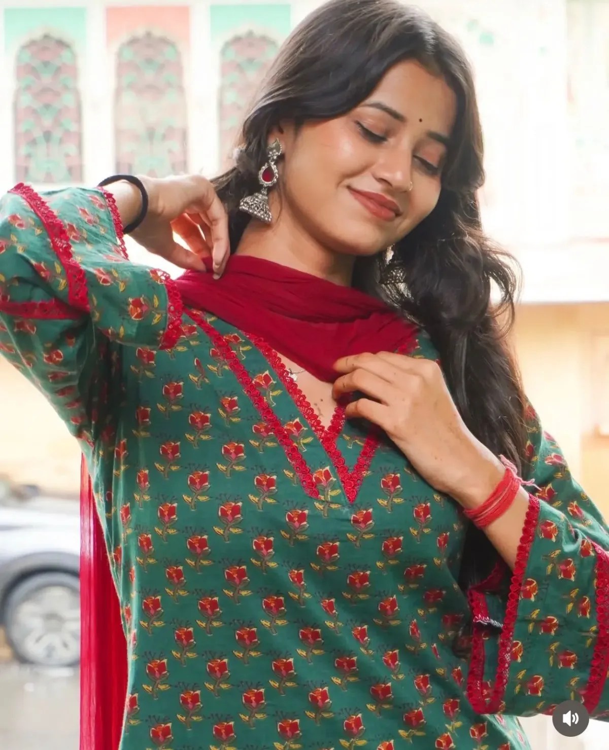 Rakhi Special Cotton Farshi Salwar Set - Handblock Printed Cotton Kurti Set by Jaipur Cloth