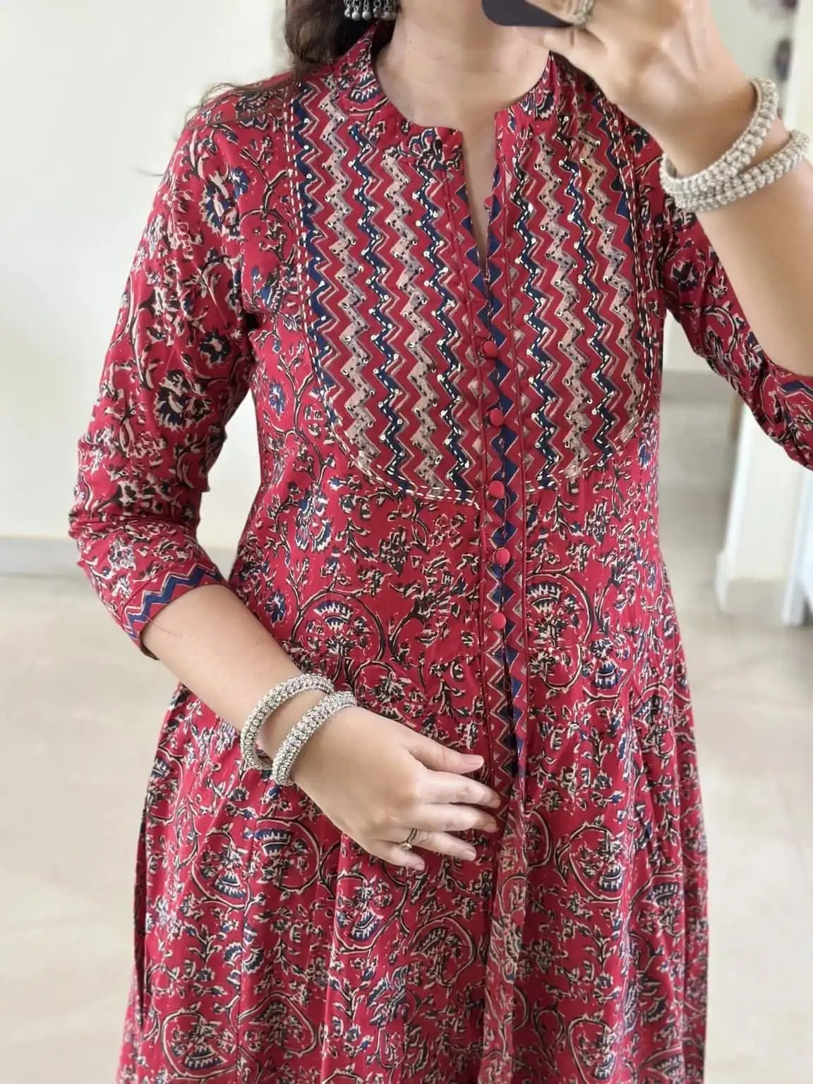 Festival Collection Cotton Kurta Set Complete 3-Piece Outfit Styling and Drape