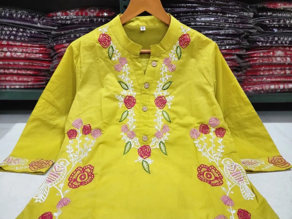 Elegant Cotton Kurta Set - Handblock Printed Cotton Kurti Set by Jaipur Cloth