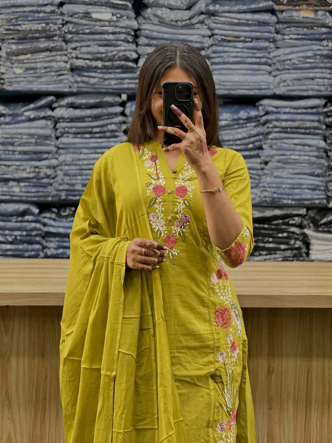 Elegant Cotton Kurta Set - Handblock Printed Cotton Kurti Set by Jaipur Cloth