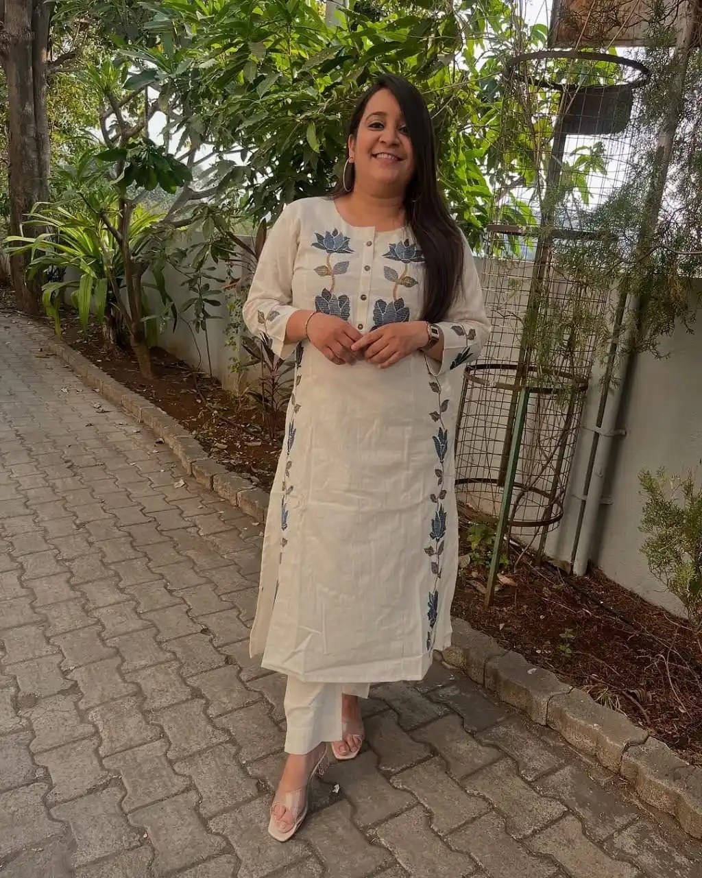 Summer Elegance Co-Ord Set - Handblock Printed Cotton Kurti Set by Jaipur Cloth