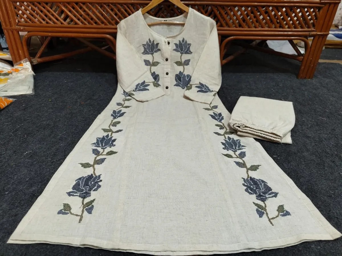 Summer Elegance Co-Ord Set - Handblock Printed Cotton Kurti Set by Jaipur Cloth