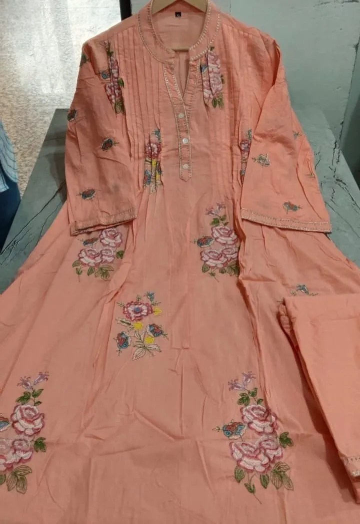 Mulmul Cotton Summer Kurta Set Complete 3-Piece Outfit Styling and Drape