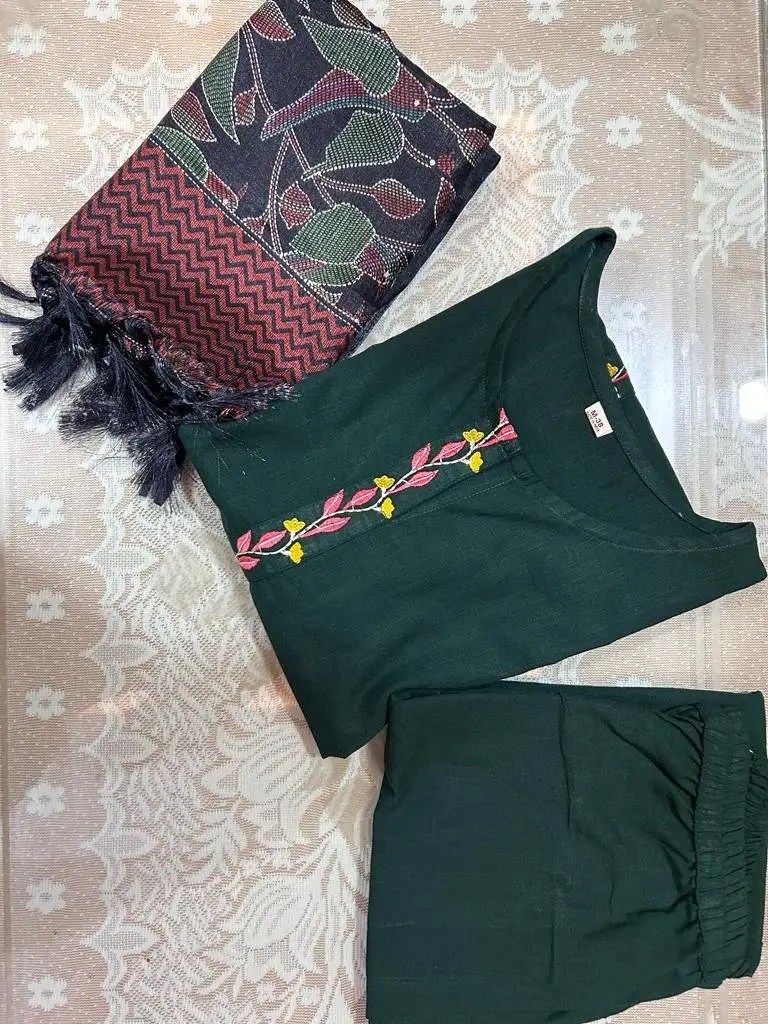 Coordinated bottom wear and dupatta print of Festival Glam A-Line Suit Set