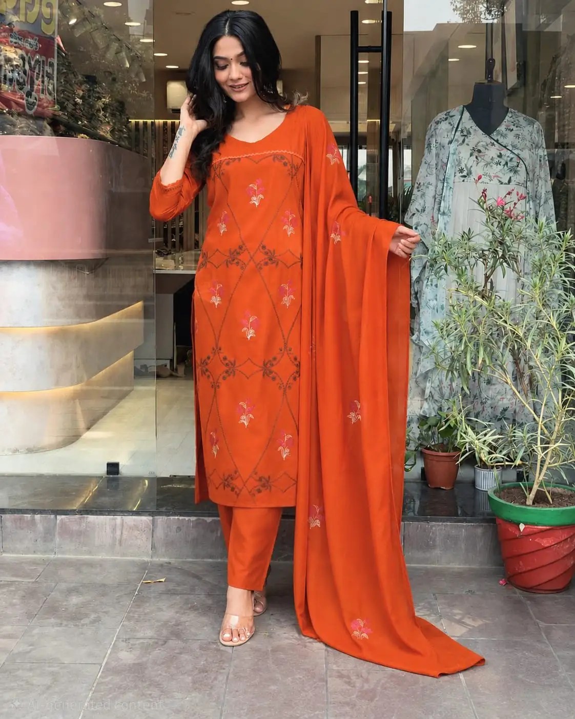 Elegant Embroidered Cotton Suit Set - Pure Cotton Casual Wear | Jaipur Cloth